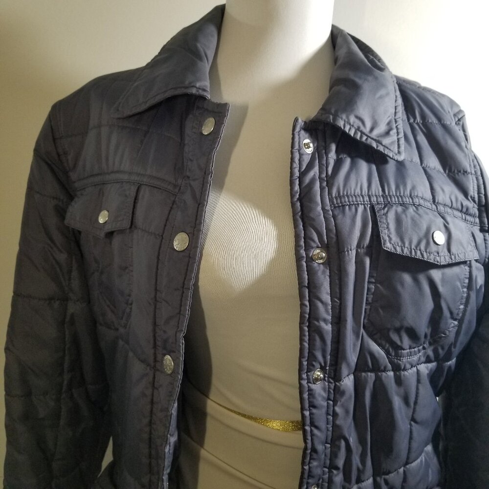 Tommy Hilfiger puffer jacket, size M in blue (or maybe dark gray) - Picture 2 of 16